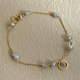 Dulong Piccolo Armbånd Grå Safir, 18K Guld